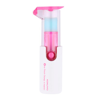 国誉(KOKUYO)办公活页便携保护打孔贴纸装订补强器200张 36*25*97mm 粉红 TA-PSM10P