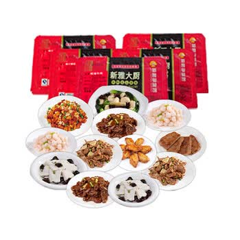 新雅12道半成品菜全家福家宴大礼包速冻调味私房菜年夜饭