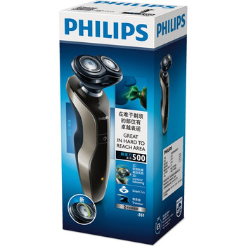 
                                        飞利浦（PHILIPS）电动剃须刀 全身水洗 刮胡刀 S551/12                