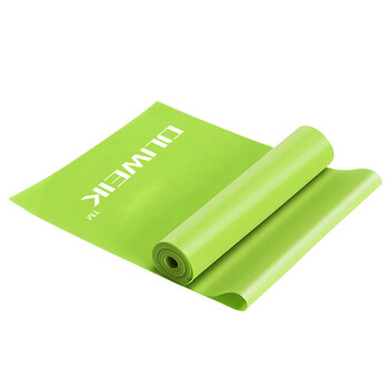 杜威克 弹力带瑜伽拉力绳男女健身阻力运动拉伸力量伸展带 草绿色18磅