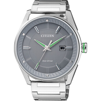 西铁城(citizen)手表 光动能休闲俊朗款日期显示男表bm6981-81h