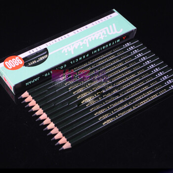 三菱铅笔 9800 绘画铅笔素描铅笔8h-10b铅笔 5b