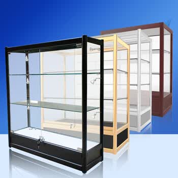 津仓 精品货架玻璃展示柜 化妆品展柜 透明商品办公室商场陈列柜 烟酒