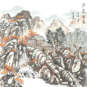 拍卖已结束06职业画家 萧泽龙《福娃放羊》拍卖已结束06著名书法