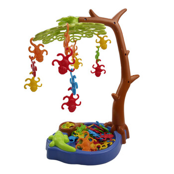 宝乐童(kdt)猴子爬树益智玩具锻炼宝宝手眼协调翻斗猴子树桌面玩具_ 5