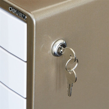 得力(deli)5层带锁手拉办公桌书桌桌面收纳盒文件柜收纳柜抽屉式储物柜资料柜带索引标签试卷学科分类灰色 得力(deli)5层带锁手拉办公桌书桌桌面收纳盒文件柜收纳柜抽屉式储物柜资料柜带索引标签试卷学科分类灰色