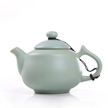 壹品缘 正品汝窑茶壶 开片汝瓷套装 陶瓷 汝瓷茶具西施壶包开片可养