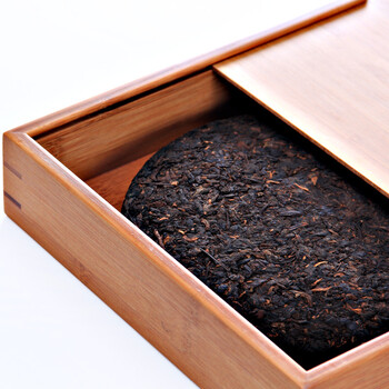 茗丰堂 功夫茶具配件普洱分茶盘开茶盘分茶盒 普洱茶叶罐托盘MFT-00356