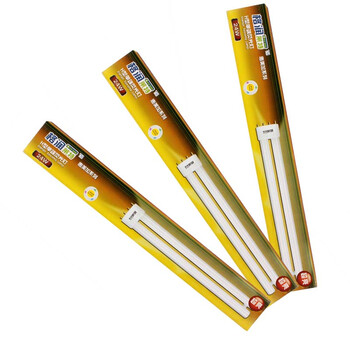 格润莱特 H型节能灯管四针头直型灯管 24W白光 三支装