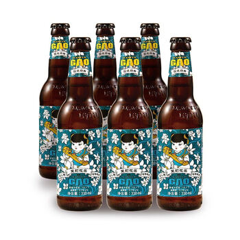 【京东超市】婴儿肥 baby fat 茉莉花茶拉格精酿啤酒330ml* 6瓶套组