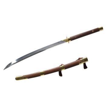 【莫干剑】季劭聪《莫干手工素抗倭刀》未开刃 浙江省工艺美术大师