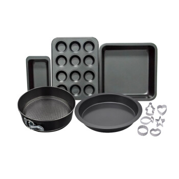 
                                                                                帕帕罗蒂 烘焙工具套装蛋糕模具 烤箱模具披萨盘大号烘培模具套餐                  