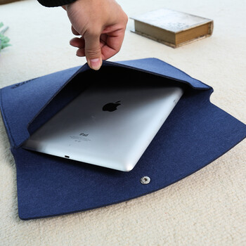 信发 TRNFA MZ-162 蓝色毛毡文件袋/手拿按扣公文袋 办公生活收纳袋/A4资料套袋文具 信发 TRNFA MZ-162 蓝色毛毡文件袋/手拿按扣公文袋 办公生活收纳袋/A4资料套袋文具