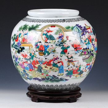 百子图景德镇瓷器价格报价行情- 京东