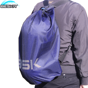 百斯卡 篮球包双肩单肩多功能篮球包足球包 蓝色