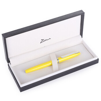 毕加索（pimio）签字笔 宝珠笔 毕业礼物 女 成人学生练字办公书写0.5mm 瓦纳系列936柠檬黄