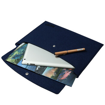 信发 TRNFA MZ-162 蓝色毛毡文件袋/手拿按扣公文袋 办公生活收纳袋/A4资料套袋文具 信发 TRNFA MZ-162 蓝色毛毡文件袋/手拿按扣公文袋 办公生活收纳袋/A4资料套袋文具