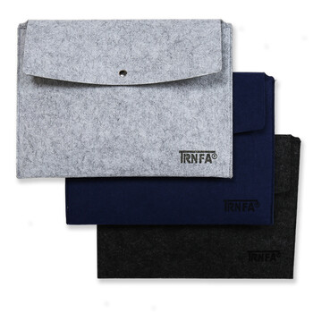 信发 TRNFA MZ-162 蓝色毛毡文件袋/手拿按扣公文袋 办公生活收纳袋/A4资料套袋文具 信发 TRNFA MZ-162 蓝色毛毡文件袋/手拿按扣公文袋 办公生活收纳袋/A4资料套袋文具