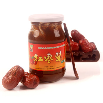 枣泥 红枣酱 果茶果酱 包子汤圆馅料 烘焙原料 黄河红红枣酱 红枣酱