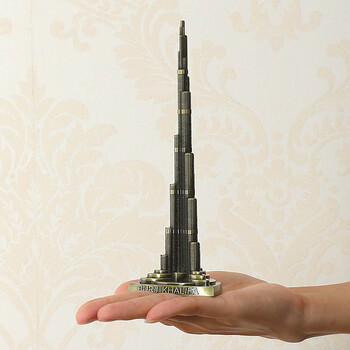 巴黎埃菲尔铁塔模型摆件室内家居办公室小摆件创意装饰品 哈利法塔-18