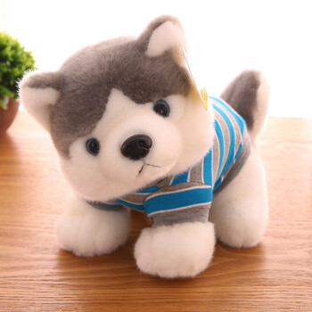 amangs哈士奇狗毛绒玩具狗狗公仔可爱二哈小狗布娃娃玩偶 情侣礼物