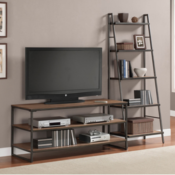 霖鸿格美复古实木置物欧美式乡村液晶电视柜组合 电视柜140*40*50