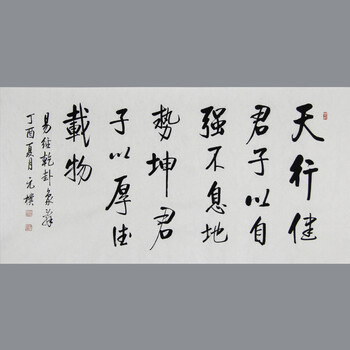 启功真传弟子  夏元朴  《天行健》 获全国书法大赛一等奖