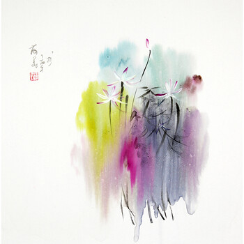 薛裕国《清风》06拍卖已结束南昌画院专职画家 李恭霖《八仙过海》