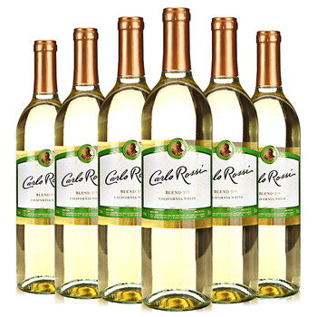 美国进口 加州乐事干红赤霞珠红葡萄酒红酒 750ml 浅黄色