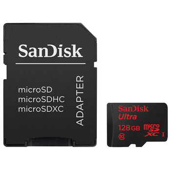 闪迪（SanDisk）至尊高速移动MicroSDXC UHS-I存储卡 TF卡 128GB Class10 读速48Mb/s