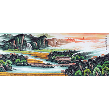 知名山水画家 朱立强 《山河壮丽》 2.