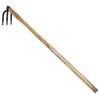 雪沫120cm长柄三齿耙大锄头大耙子农具菜园种菜工具园艺工具农资