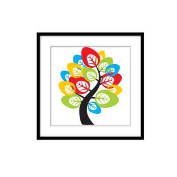 现代装饰卡纸画 酒店 客厅装饰画 a款 50*50