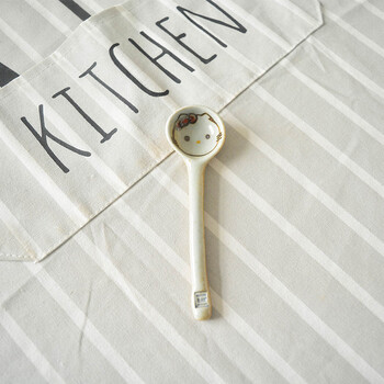 手工陶瓷餐具套装 创意景德镇 女生饭碗小勺杯m2 小勺一个(搅拌饮品)