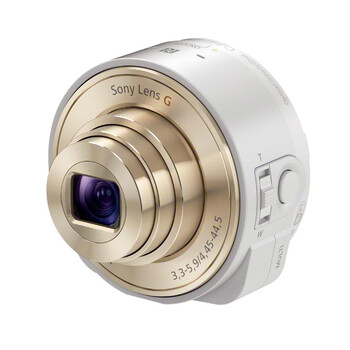 索尼（SONY） DSC-QX10 镜头式数码相机 白色（1820万有效像素 10倍光学变焦 25mm广角 WIFI/NFC随时分享）