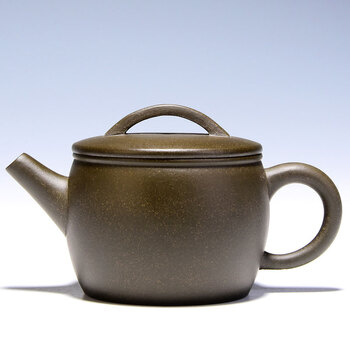 工艺美术师 周冠华  大汉瓦壶  竹青泥