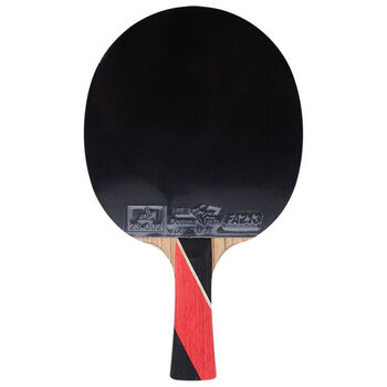 双鱼乒乓球拍横拍单拍 8星八星兵乓球拍 弧圈进攻型 8A-C 长柄