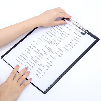 广博(GuangBo)A4书写文件夹板夹PVC全包胶书写垫板金属强力夹写字板办公用品颜色随机 WJ6110 广博(GuangBo)A4书写文件夹板夹PVC全包胶书写垫板金属强力夹写字板办公用品颜色随机 WJ6110