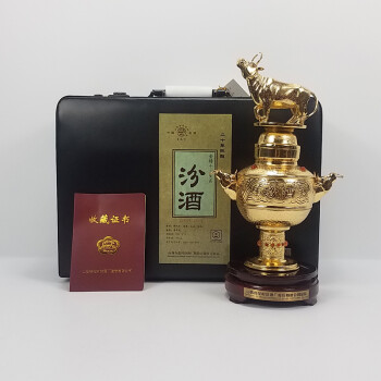 汾酒金樽十二生肖(牛) 2002年 53度 475ml 1瓶【50】(紀念酒)