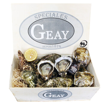 原装进口生蚝法国名蚝吉利生蚝新鲜活n1 12只 geay生蚝_ 6折现价338元