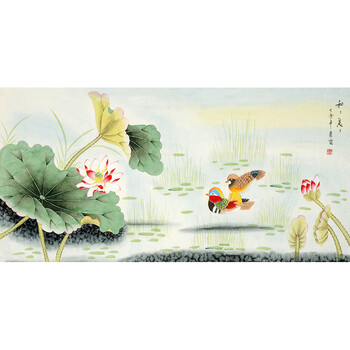 8米拍卖已结束06中国书画协会理事 周子陶《鸿运当头》2.