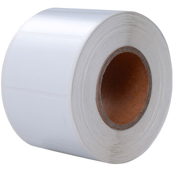 防水不干胶染色标签纸固定资产条码纸【可代印刷代打印】 pet亮白色50