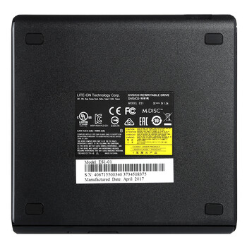 建兴(LITEON)8倍速 外置光驱 DVD刻录机 移动光驱 外接光驱 黑色(兼容WindowsXP/7/8/10苹果MAC系统/ES1) 建兴(LITEON)8倍速 外置光驱 DVD刻录机 移动光驱 外接光驱 黑色(兼容WindowsXP/7/8/10苹果MAC系统/ES1)