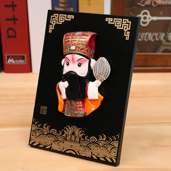 中国特色礼品送老外京剧脸谱工艺礼品 外事出国礼品送客户 诸葛亮