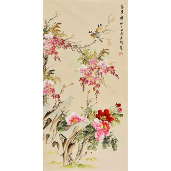 中国书画家协会会员 马景新《富贵祥和》06拍卖已结束当代山水画