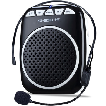 
                                                            十度（ShiDu）SD-S308 小蜜蜂扩音器 促销导游教师扩音器 扩音喇叭 大功率轻巧便携 经典黑                