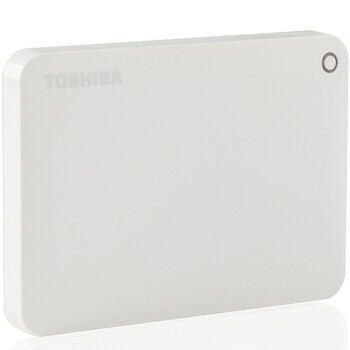 
                                        东芝（TOSHIBA）V8 CANVIO高端系列 2.5英寸 移动硬盘（USB3.0）1TB（清新白）                