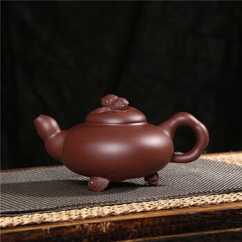 用料醇正【西施】优质原矿朱泥 实力派名家制壶师张艳红06拍卖已