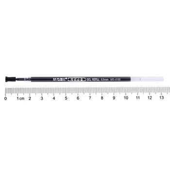 晨光（M&G）MG6150考试全针管中性笔签字水笔芯替芯0.5mm20支装 黑色