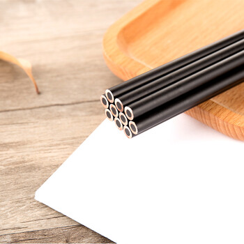 得力（deli）硬款12支盒装58122美术素描炭笔石墨铅笔专业美术绘画素描涂鸦勾线画笔硬款热门商品